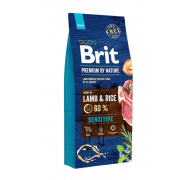 Brit Premium Sensitive Lamb сухой корм для собак с чувствительным пищеварением со вкусом ягненка (целый мешок 15 кг)